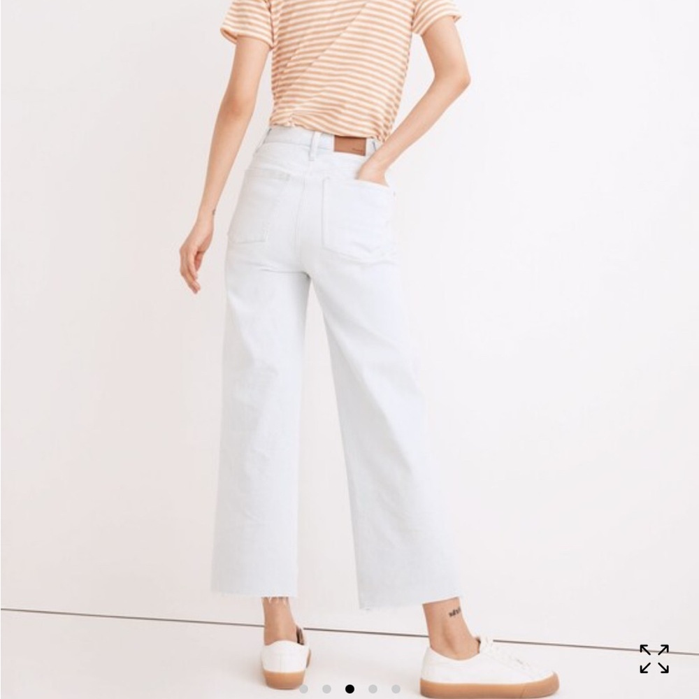 Madewell The Perfect Vintage Wide-Leg Crop Jean in Bosworth Wash size 26